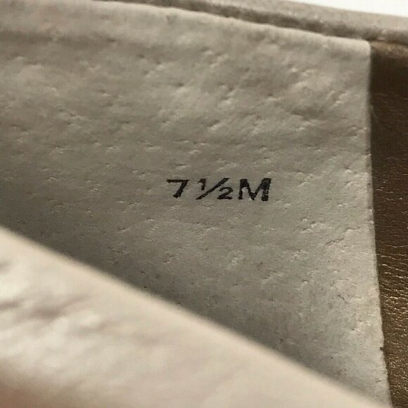 Vaneli Kitten Pumps Beige Metallic Leather 7.5 - Picture 8 of 9